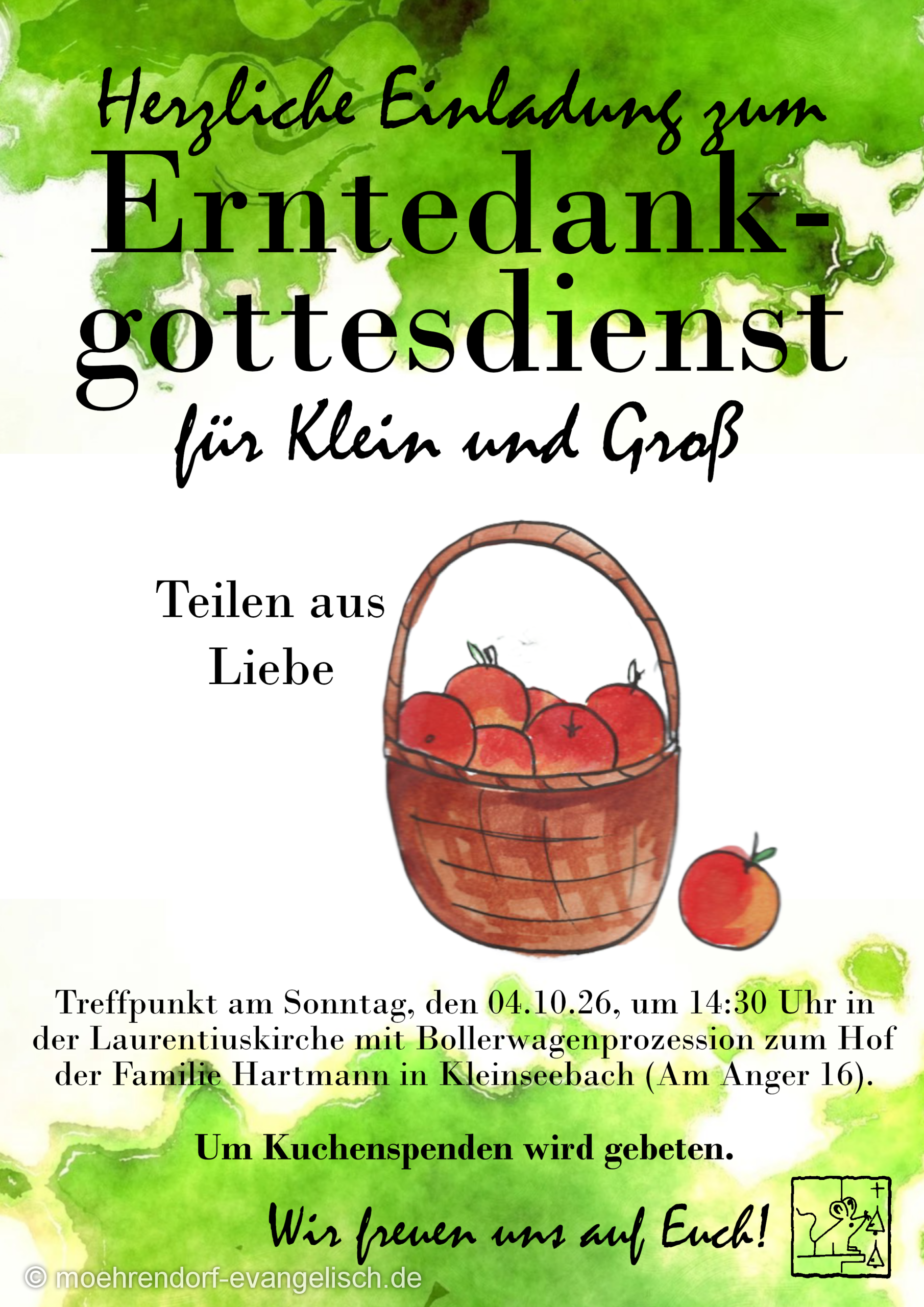 Read more about the article Erntedankgottesdienst für klein und groß am Bauernhof